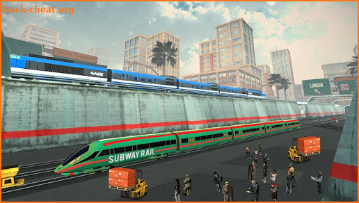 Subway Train Simulator: Underground Train Games screenshot