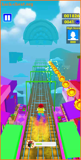 Subway train surf run 3D screenshot