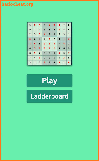 SUDOKU screenshot