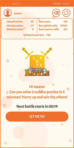 Sudoku Battle : Online multiplayer challenges screenshot