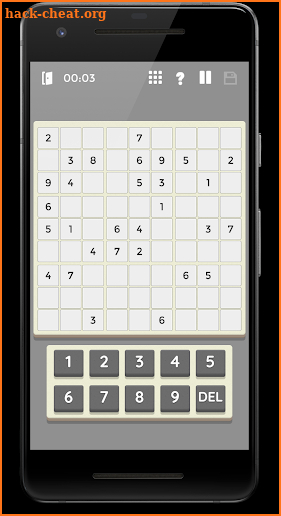 Sudoku Blue screenshot