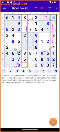 Sudoku Coach screenshot