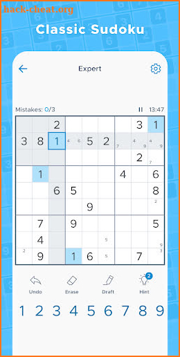 Sudoku Daily - Free Classic Offline Puzzle Game screenshot