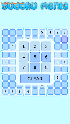 Sudoku Mania screenshot