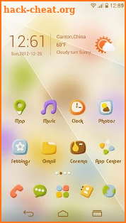 Sugar GO Launcher Theme screenshot