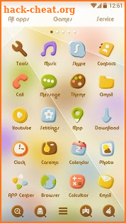 Sugar GO Launcher Theme screenshot