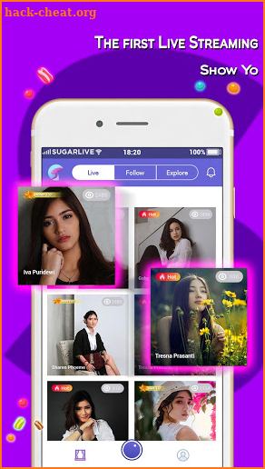 Sugarlive - Live Stream Indonesian Content screenshot