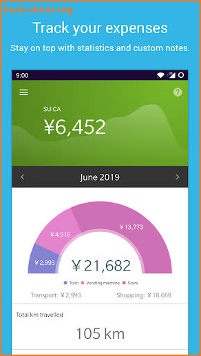 Suica and IC Card reader - Suikakeibo screenshot