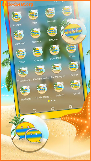 Summer Beach Launcher Theme screenshot