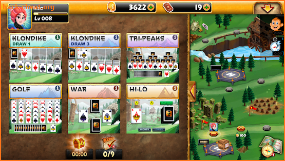 Summit Solitaire screenshot