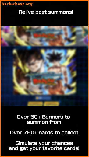 Summon Simulator Banner for DBZ Dokkan Battle screenshot