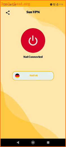 Sun VPN screenshot