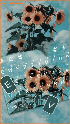 Sunflowers 2 Keyboard Background screenshot