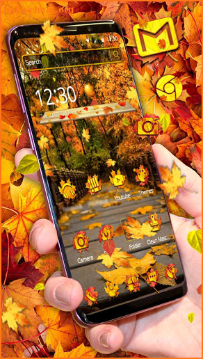 Sunny Autumn Fall Theme screenshot