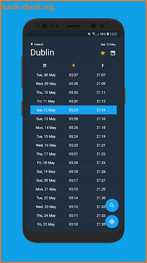 Sunrise Companion: Sunrise and Sunset Times screenshot