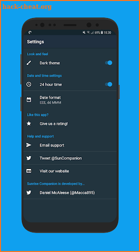 Sunrise Companion: Sunrise and Sunset Times screenshot