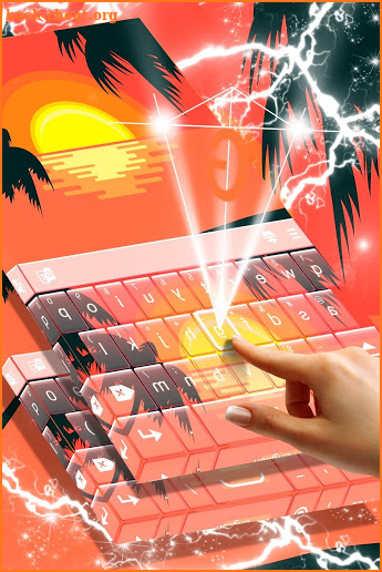 Sunset Keyboard Themes screenshot