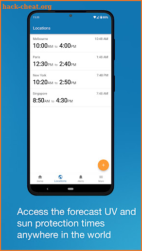 SunSmart Global UV screenshot