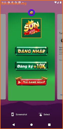 Sunwin - Game Đánh Bài Đổi Thưởng Uy Tín Nhất screenshot