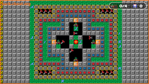 Supaplex SQUARES screenshot