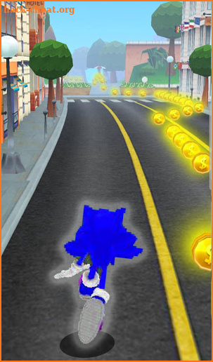 Super Blue Hedgehog Run - Jungle Rush Adventure screenshot