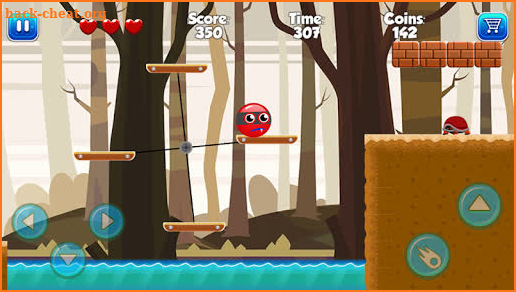 Super Bounce Red Classic Ball Adventure screenshot