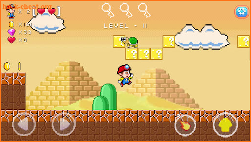 Super Bros World 1985: Running screenshot