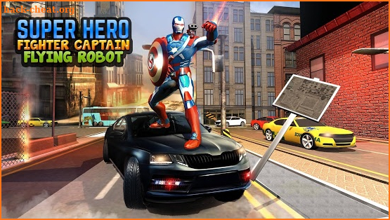 Super Captain Flying Robot City Rescue Mission screenshot