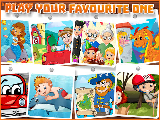 Super Cartoon Jigsaw Puzzles For Kids screenshot