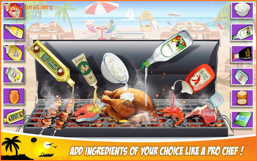 Super Chef Beach Bbq Kitchen Story Cooking Games screenshot