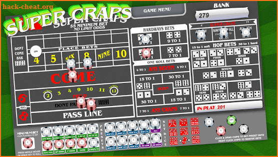 Super Craps screenshot