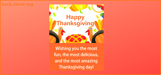 Super Cute Thanksgiving Cards screenshot