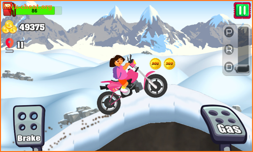 Super Dora Motor Climbing - dora games kids screenshot