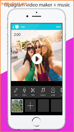 super Flipagram video maker+music slideshow maker screenshot