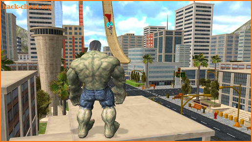 Super Hero Bike Mega Ramp screenshot