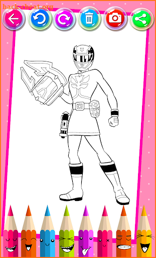 Super Hero Coloring Book screenshot