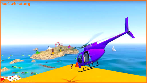 Super Hero Flying Helicopter Games: Extreme Stunts screenshot