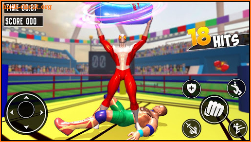 Super Karate Punch Power Hero Ring Fighting 2020 screenshot