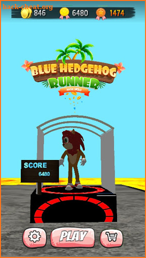 Super Leon Adventure - Blue Hedgehog Run screenshot