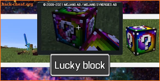 Super lucky block mod screenshot