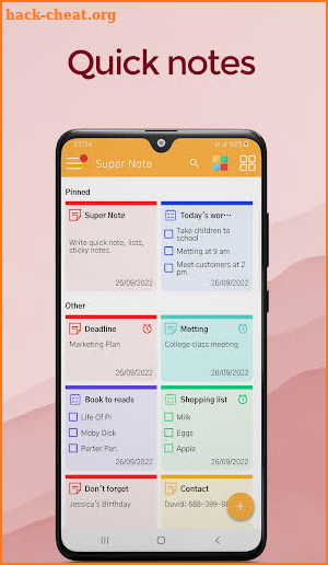 Super Note - Notepad and Lists screenshot