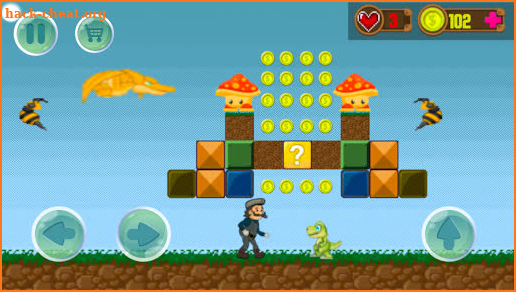 Super Plumber Adventures World 2D Retro Game screenshot