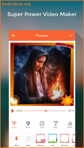 Super Power Movie FX Video Maker screenshot