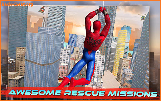 Super Rope Hero Infinity War: Rescue Mission screenshot