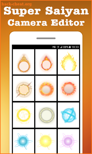 Super Saiyan Camera Editor screenshot