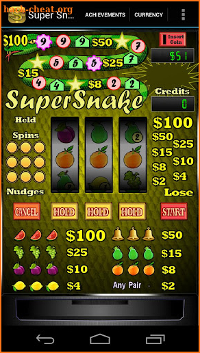 Super Snake Slot Machine + screenshot