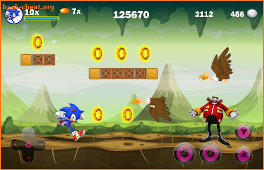 Super Sonic Run Adventure screenshot