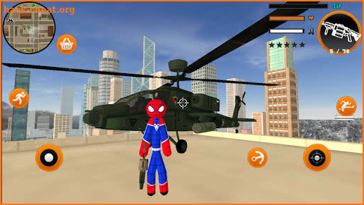 Super Spider StickMan Rope Hero Gangstar Crime screenshot