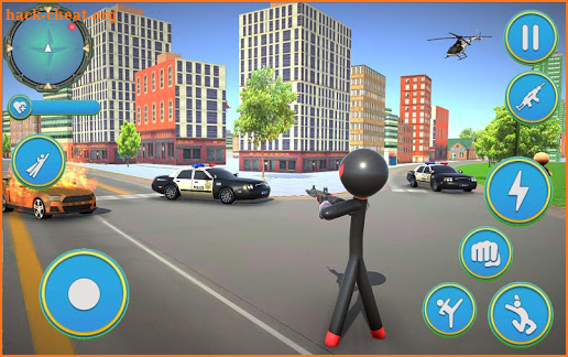 Super Spider Stickman speed Hero Game screenshot