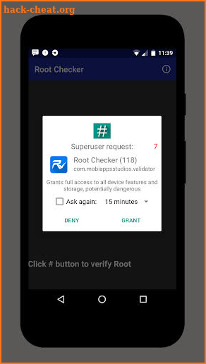 Super su - Root Checker Superuser/SU screenshot